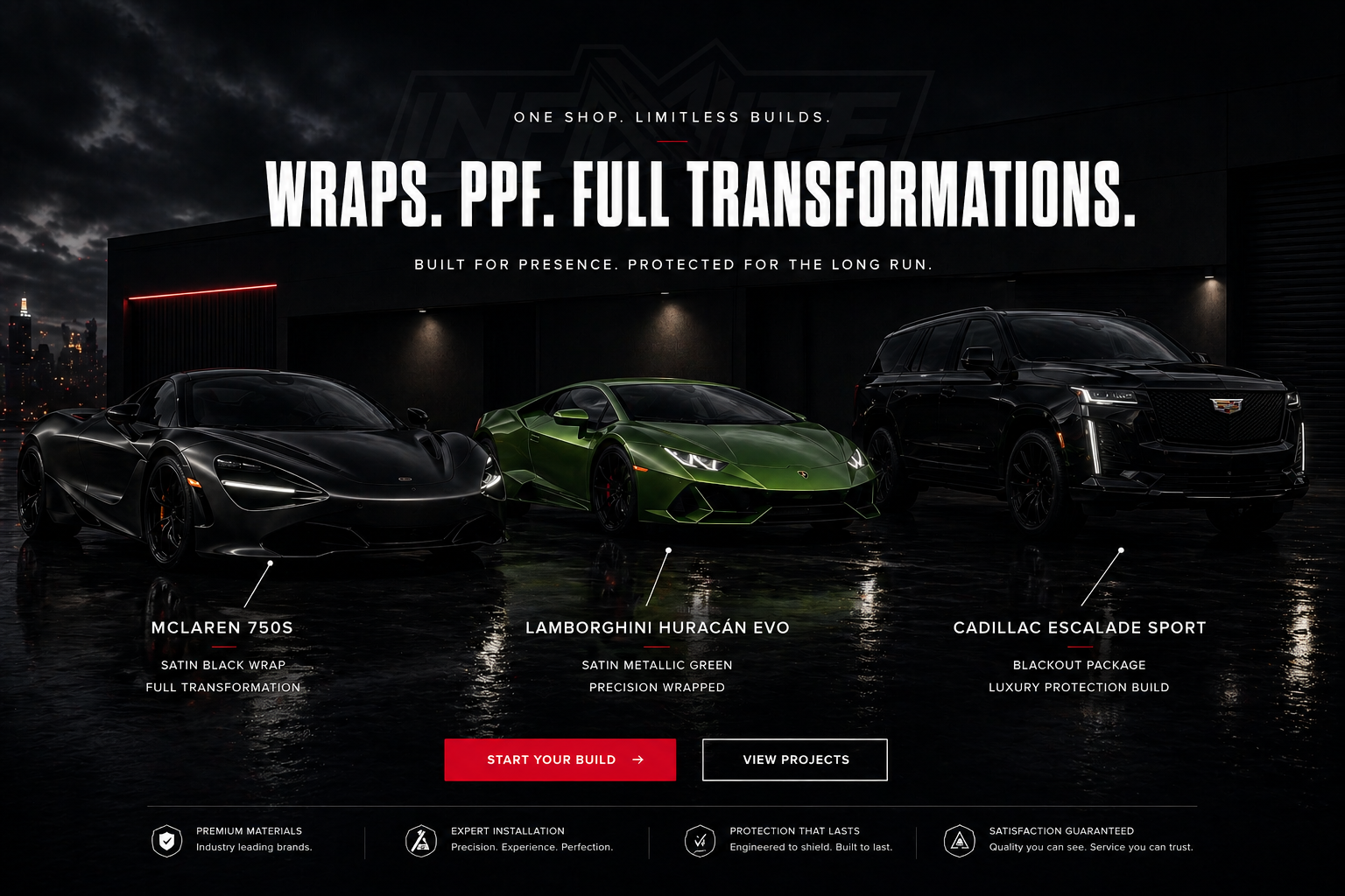 Wraps. PPF. Full Transformations. Built for presence, protected for the long run.